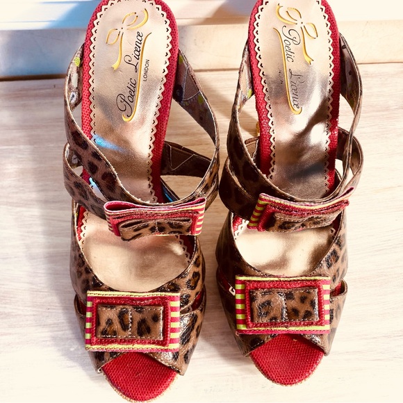 Poetic License Moonlight Dancer heels Cheetah! - Picture 5 of 7